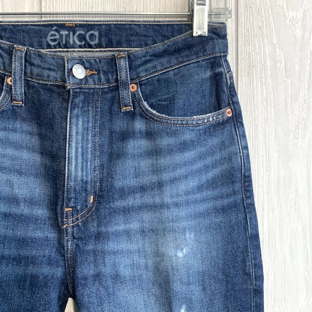 Etica Giselle Mid Rise Skinny Jean Elder Creek Size 26 NWT - Picture 4 of 7